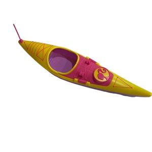 Barbie Doll Canoe 2013 Mattel No Paddles